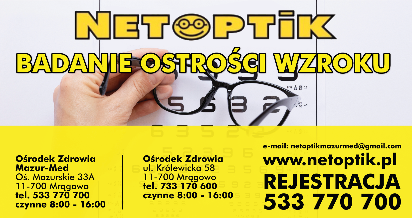 badanie oka MRĄGOWO